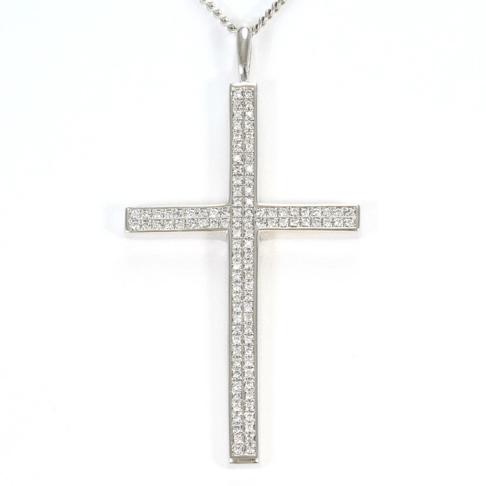 PT900 Platinum / PT850 Necklace with 0.53ct Diamond, Certificate of Authentic...